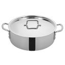 Winco Tri Gen Triply Stainless Steel Brazier with Cover, 14 Quart -- 4 per case.