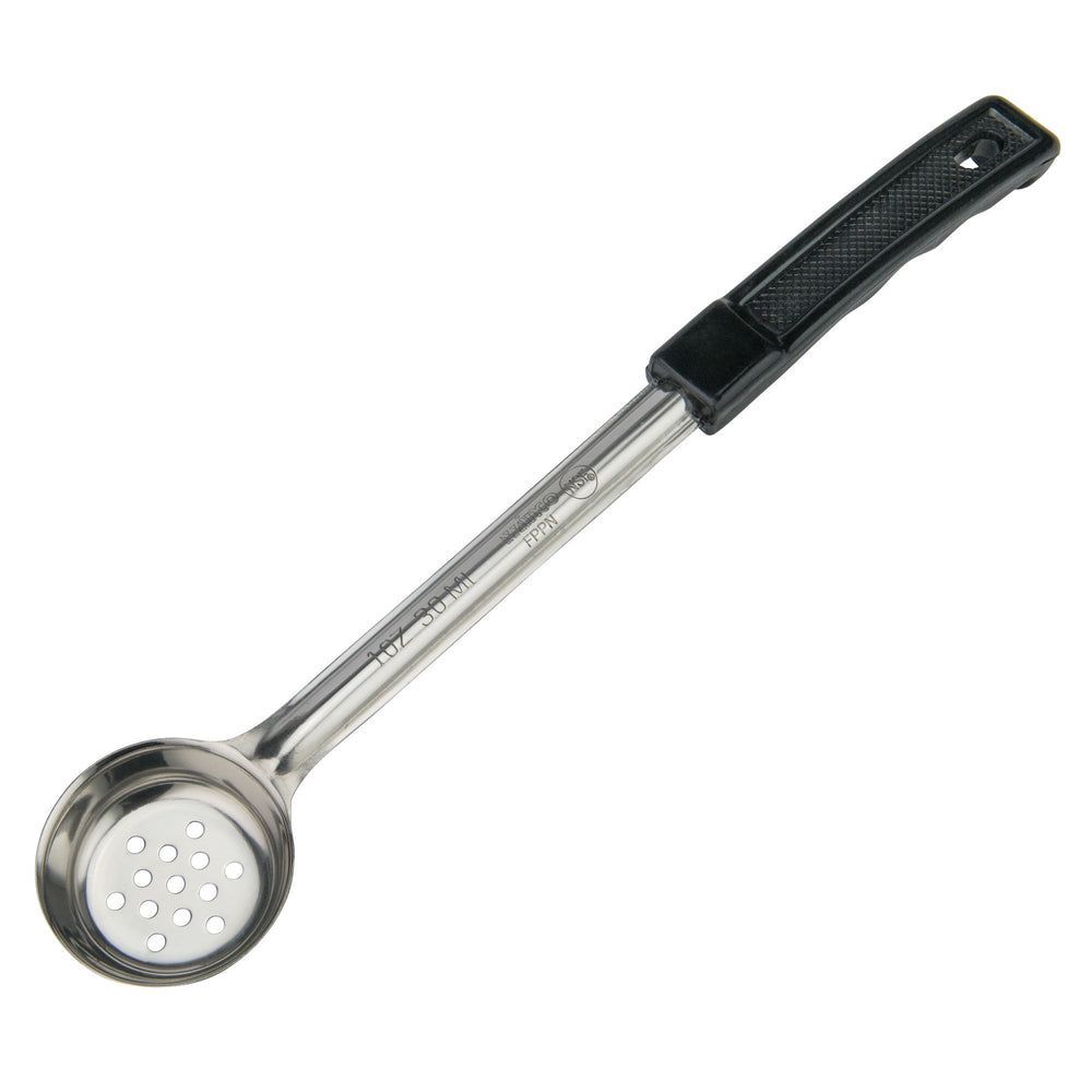 Winco Prime Stainless Steel One Piece Perforated Food Portioner With Black Handle, 1 Ounce Capacity -- 12 Per Case