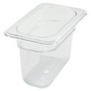 Winco Polycarbonate 1/9 Size Food Pan, 5.5 inch -- 12 per case.