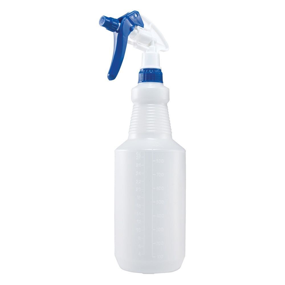 Winco Blue Plastic Spray Bottle, 28 Ounce Capacity -- 50 Per Case