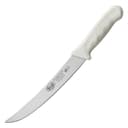 Winco White Polypropylene Handle Stal Stamped Breaking Knife, 8 inch Length -- 36 per case