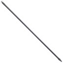 Winco Black Fiberglass Broom Handle with Textured Grip, 60 x 1 x 1 inch -- 12 per case