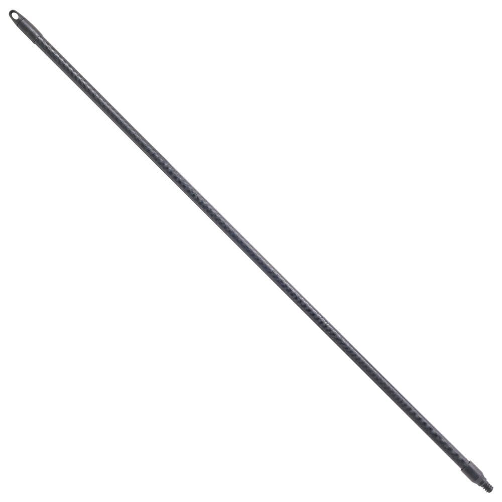 Winco Plastic Black Fiberglass Broom Handle With Textured Grip, 60 X 1 Inch -- 12 Per Case