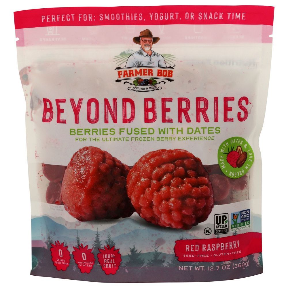 Farmer Bob Beyond Berries Red Raspberry Fused With Dates, 12.7 Ounce -- 6 Per Case