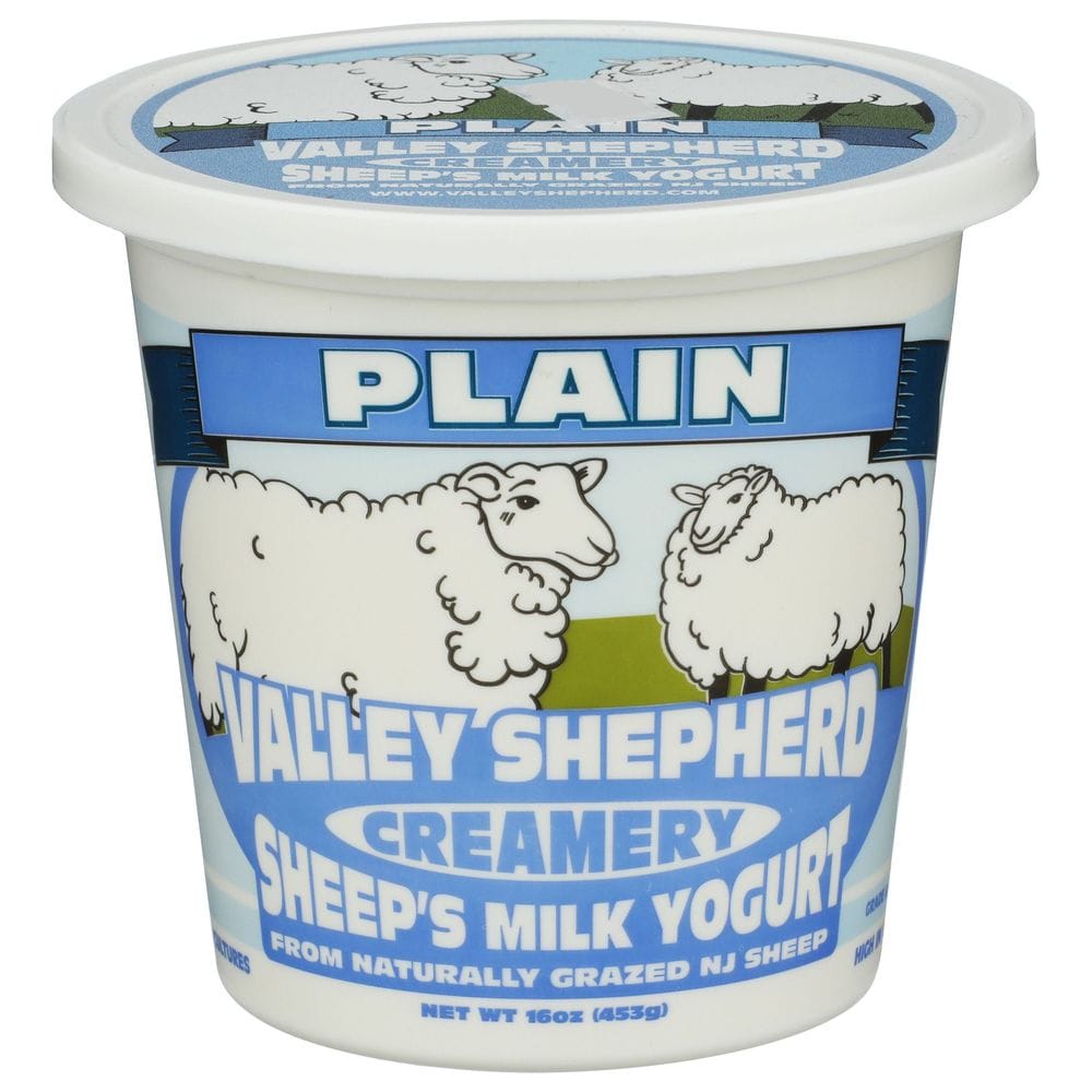 Valley Shepherd Creamery Plain Simply Sheep Milk Yogurt, 16 Ounce -- 6 Per Case