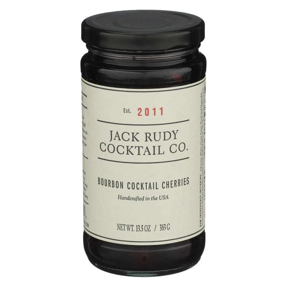 Jack Rudy Cocktail Bourbon Cocktail Cherries, 13.5 Ounce -- 6 Per Case