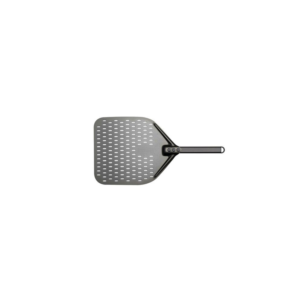 Browne Black Premium Hard Anodized Aluminum Perforated Peel With 14 X 12 Inch Blade, 22 Inch Overall Length