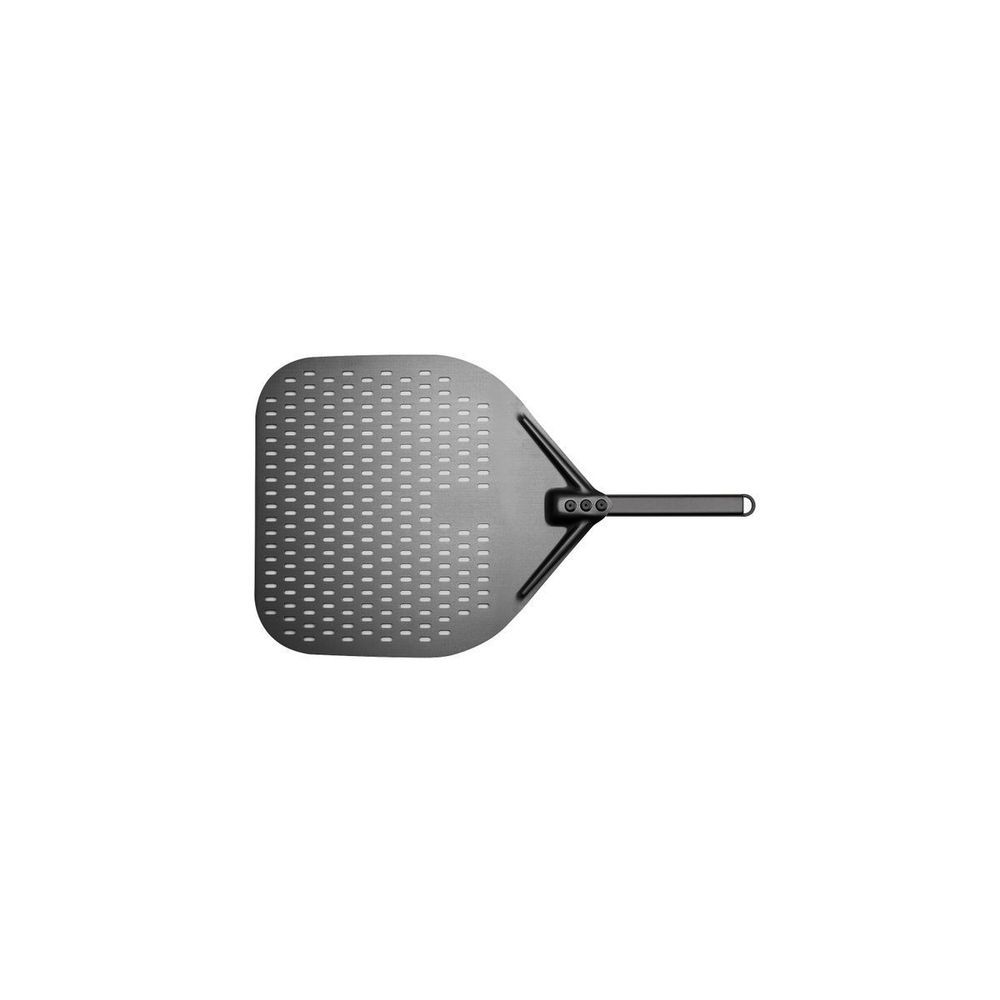 Browne Black Premium Hard Anodized Aluminum Perforated Peel With 18 X 16 Inch Blade, 26 Inch Overall Length