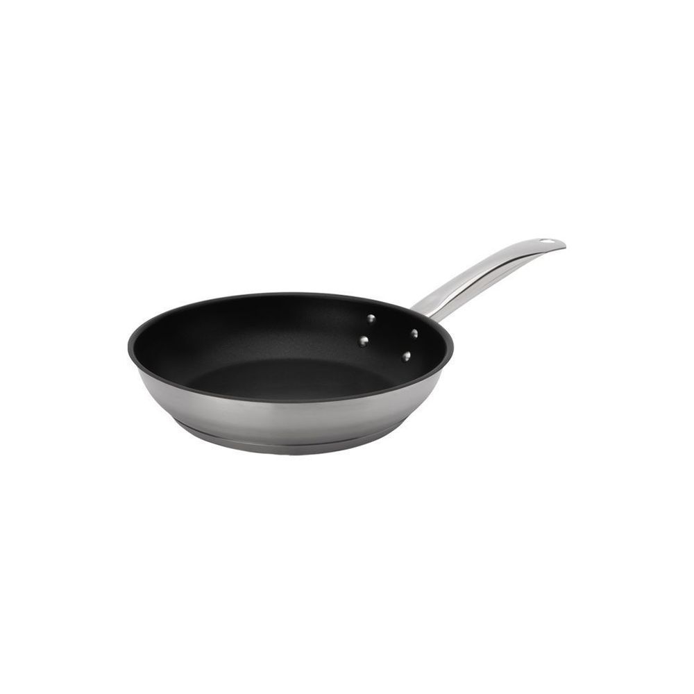 Browne Elements Stainless Steel Teflon Select Non-stick Finish Fry Pan, 8 X 1.6 Inch