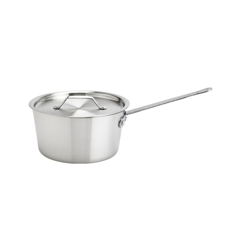 Browne Thermalloy Aluminum Standard Weight Tapered Sauce Pan, 3.75 Quart Capacity