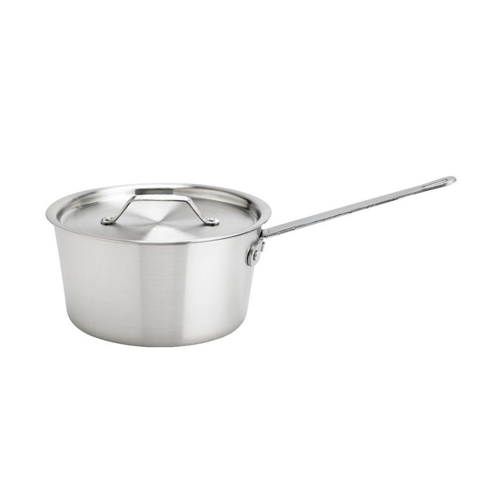Browne Thermalloy Aluminum Standard Weight Tapered Sauce Pan, 4.5 Quart Capacity