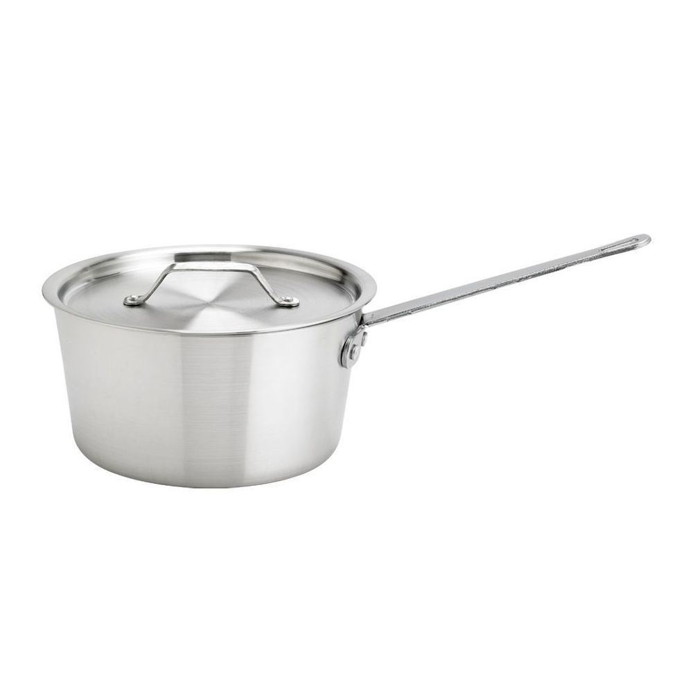 Browne Thermalloy Aluminum Standard Weight Tapered Sauce Pan, 5.5 Quart Capacity