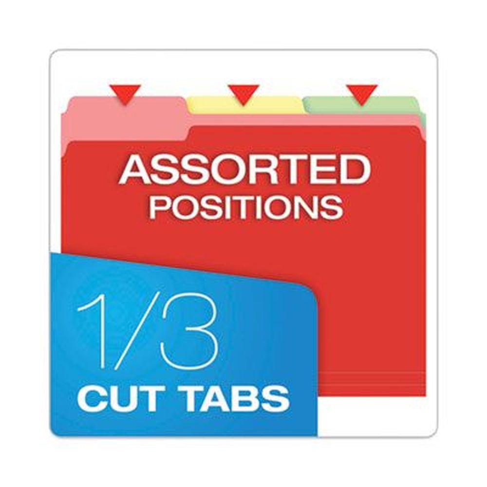 Pendaflex Assorted Colors Letter Size Teachers Hanging File Folder ...
